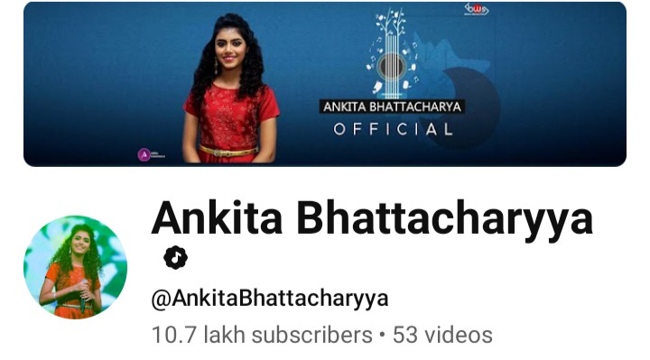 Ankita Bhattacharyya Official Youtube Channel 