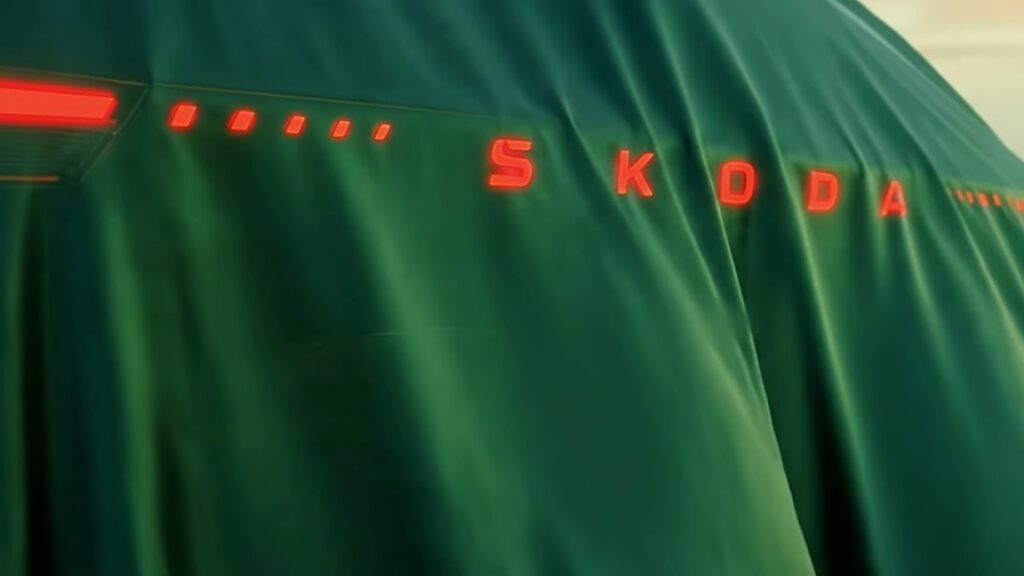 Skoda Kushaq Facelift Wordmark 